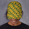Kente Ethnic Pattern Print Baseball Cap