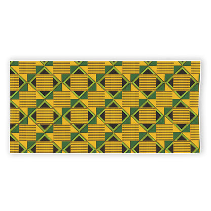 Kente Ethnic Pattern Print Beach Towel