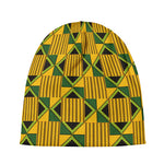 Kente Ethnic Pattern Print Beanie