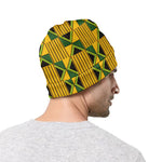 Kente Ethnic Pattern Print Beanie