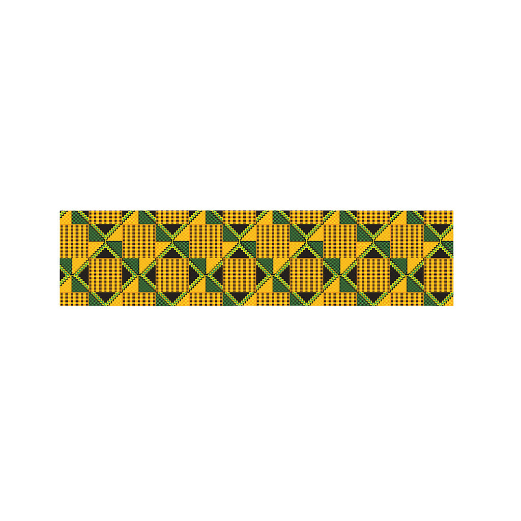 Kente Ethnic Pattern Print Bed Runner