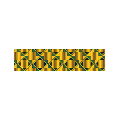 Kente Ethnic Pattern Print Bed Runner