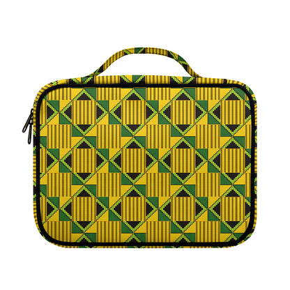 Kente Ethnic Pattern Print Briefcase Bible Bag