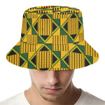 Kente Ethnic Pattern Print Bucket Hat