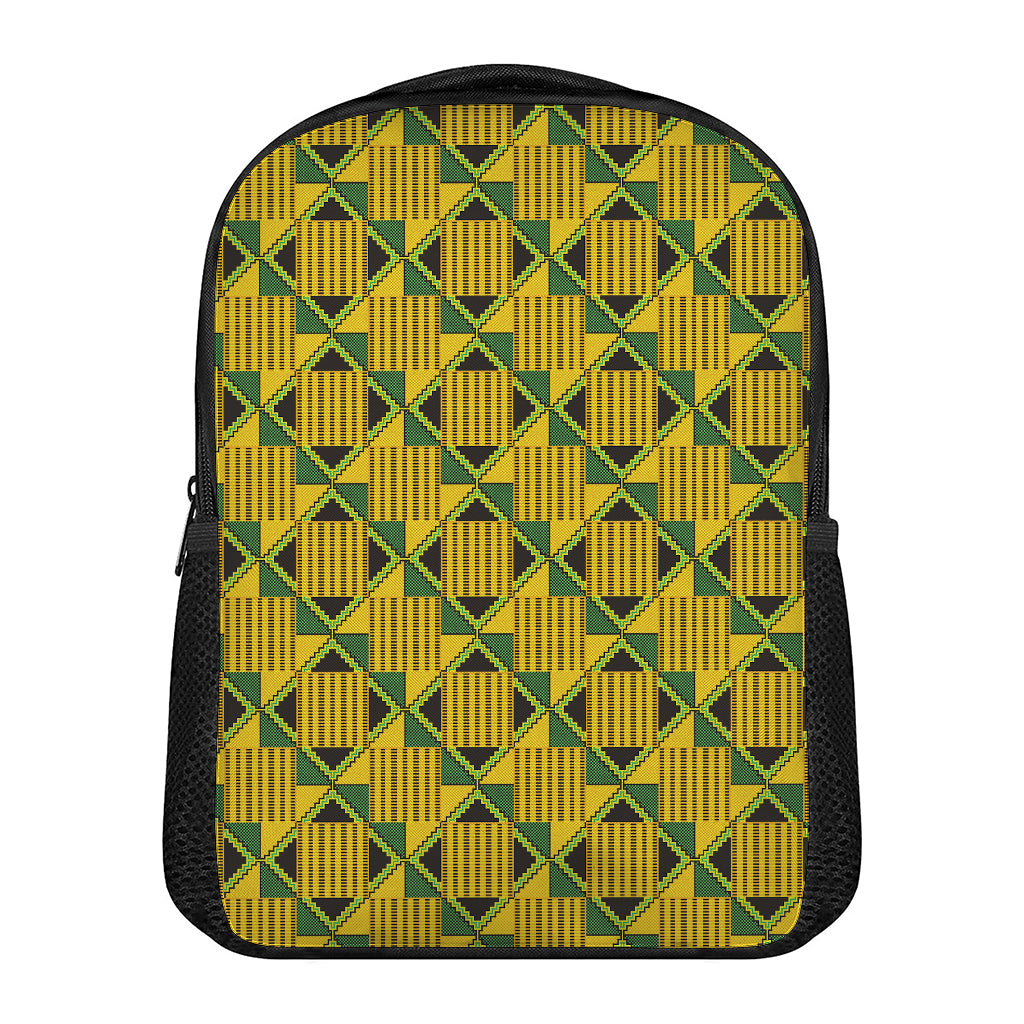 Kente Ethnic Pattern Print Casual Backpack