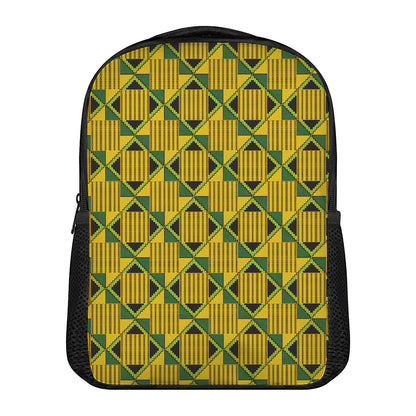 Kente Ethnic Pattern Print Casual Backpack