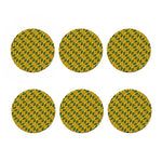 Kente Ethnic Pattern Print Coaster Set