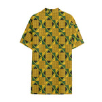 Kente Ethnic Pattern Print Cotton Hawaiian Shirt