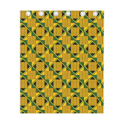 Kente Ethnic Pattern Print Curtain