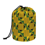 Kente Ethnic Pattern Print Drawstring Makeup Bag