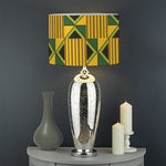 Kente Ethnic Pattern Print Drum Lamp Shade