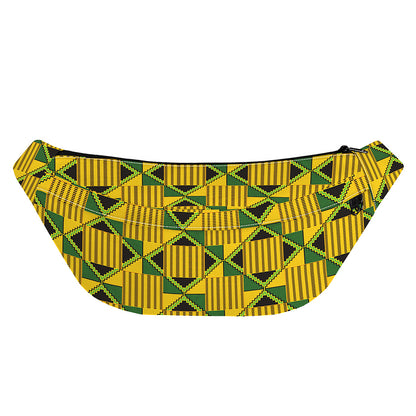 Kente Ethnic Pattern Print Fanny Pack