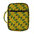 Kente Ethnic Pattern Print Front Pocket Bible Bag