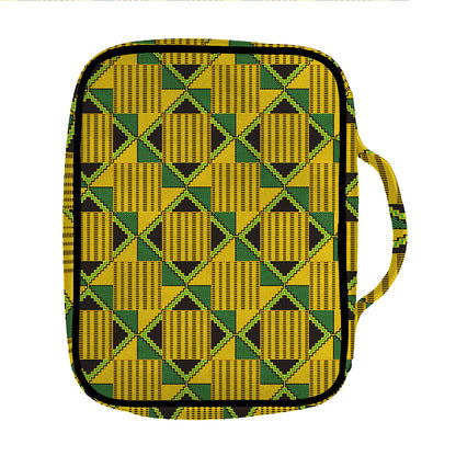 Kente Ethnic Pattern Print Front Pocket Bible Bag