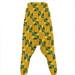 Kente Ethnic Pattern Print Hammer Pants