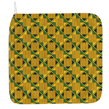 Kente Ethnic Pattern Print Hand Towel