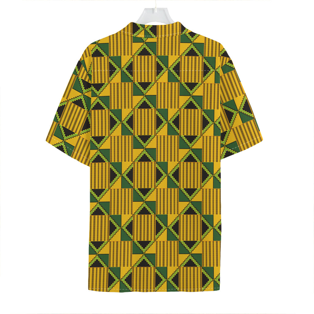 Kente Ethnic Pattern Print Hawaiian Shirt