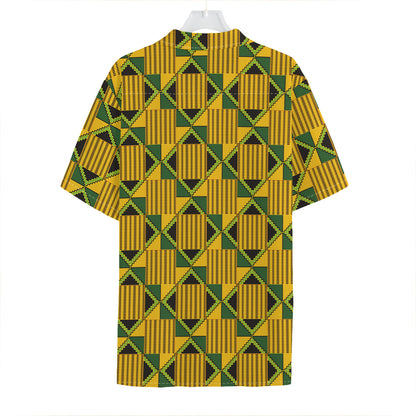 Kente Ethnic Pattern Print Hawaiian Shirt