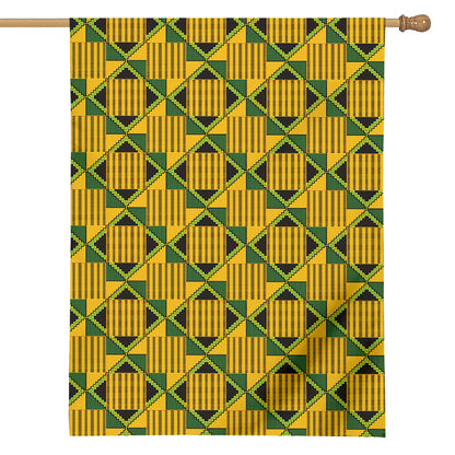 Kente Ethnic Pattern Print House Flag