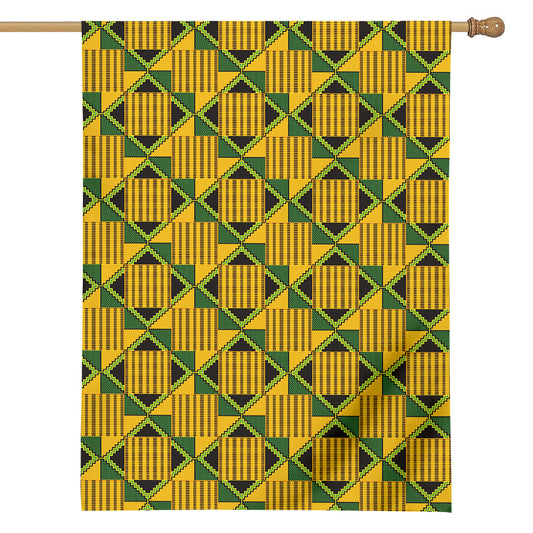 Kente Ethnic Pattern Print House Flag