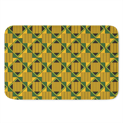 Kente Ethnic Pattern Print Indoor Door Mat