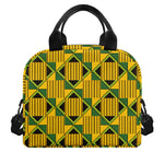 Kente Ethnic Pattern Print Insulated Lunch Bag