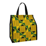 Kente Ethnic Pattern Print Insulated Lunch Tote