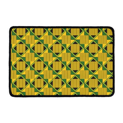 Kente Ethnic Pattern Print Kitchen Mat