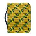 Kente Ethnic Pattern Print Leather Bible Cover