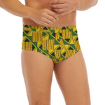 Kente Ethnic Pattern Print Men's Briefs