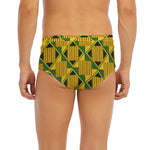 Kente Ethnic Pattern Print Men's Briefs