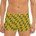 Kente Ethnic Pattern Print Men's Short Boxer Briefs