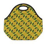 Kente Ethnic Pattern Print Neoprene Lunch Bag