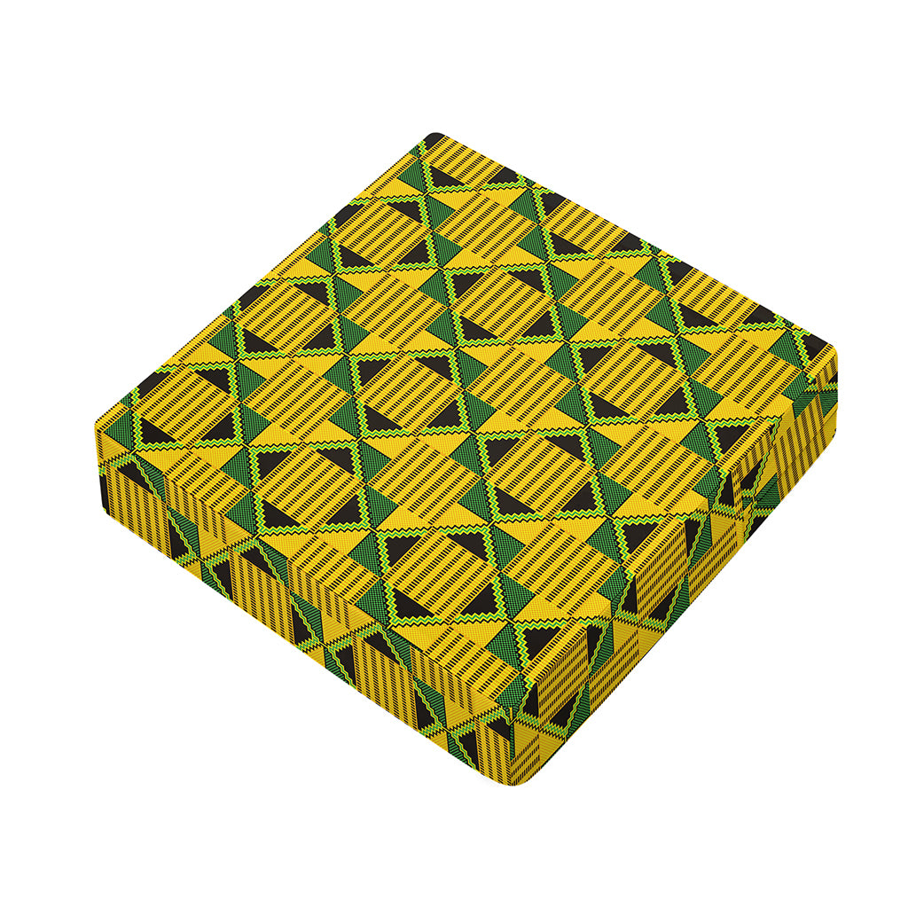 Kente Ethnic Pattern Print Outdoor Seat Cushion Cover