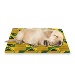 Kente Ethnic Pattern Print Pet Cooling Mat Cover