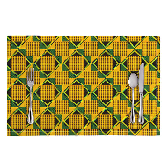 Kente Ethnic Pattern Print Placemat