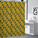 Kente Ethnic Pattern Print Premium Shower Curtain