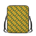 Kente Ethnic Pattern Print Rectangular Crossbody Bag