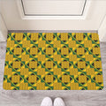 Kente Ethnic Pattern Print Rubber Doormat