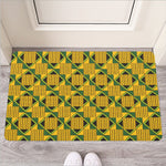 Kente Ethnic Pattern Print Rubber Doormat