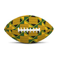 Kente Ethnic Pattern Print Rugby Ball