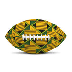Kente Ethnic Pattern Print Rugby Ball