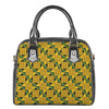 Kente Ethnic Pattern Print Shoulder Handbag