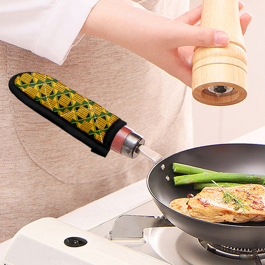 Kente Ethnic Pattern Print Skillet Handle Cover