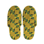 Kente Ethnic Pattern Print Slippers
