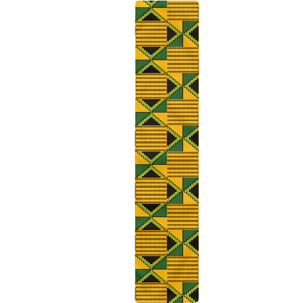 Kente Ethnic Pattern Print Table Runner
