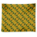 Kente Ethnic Pattern Print Tapestry