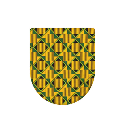 Kente Ethnic Pattern Print Toilet Lid Cover