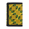 Kente Ethnic Pattern Print Trifold Wallet