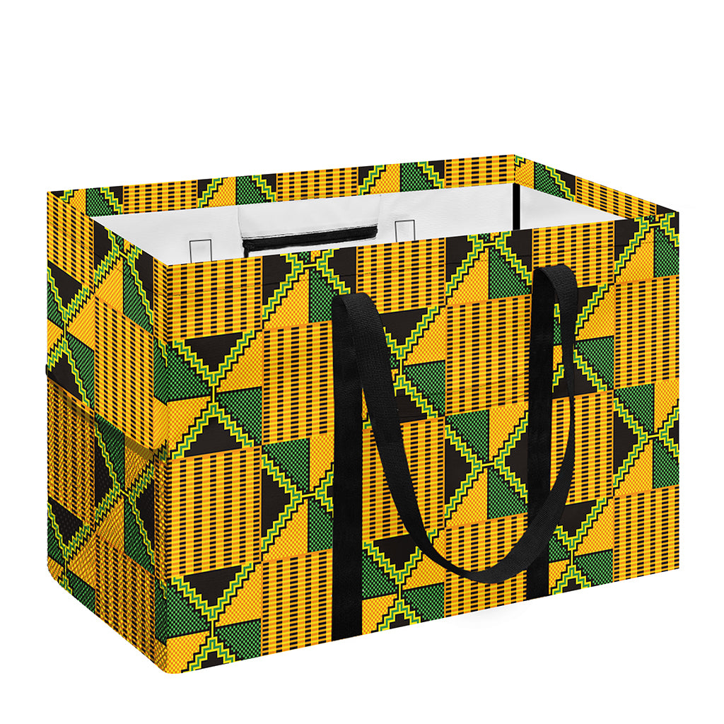 Kente Ethnic Pattern Print Utility Tote Bag